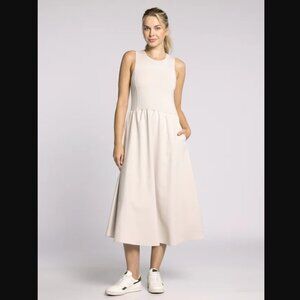 NWT Recreation Connie Midi Maxi Tank Casual Dress Size S in French Oak